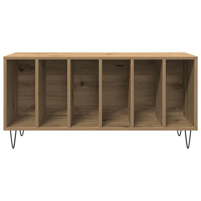 Mobile porta vinili rovere artigianale 100 x 38 x 48 cm