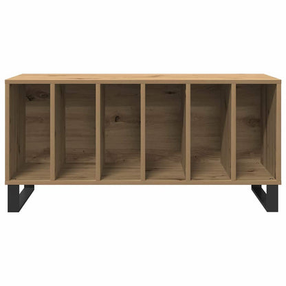 Mobile porta vinili rovere artigianale 100 x 38 x 48 cm