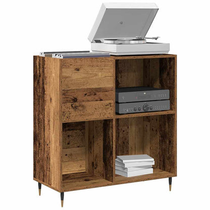 Mobile porta vinili Legno vecchio 85 x 38 x 89 cm