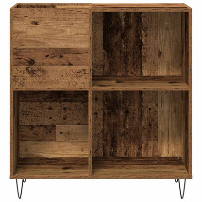 Mobile porta vinili Legno vecchio 85 x 38 x 89 cm