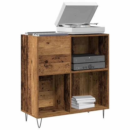 Mobile porta vinili Legno vecchio 85 x 38 x 89 cm