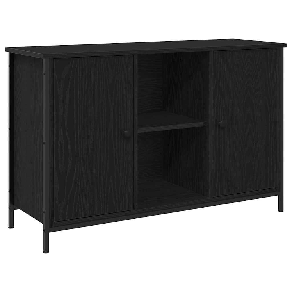 Set mobile TV Rovere Nero 101 x 35 x 65 cm Legno multistrato