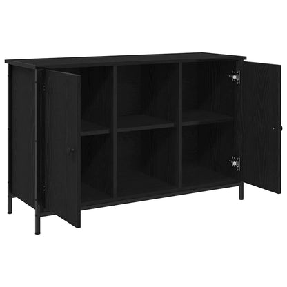 Set mobile TV Rovere Nero 101 x 35 x 65 cm Legno multistrato