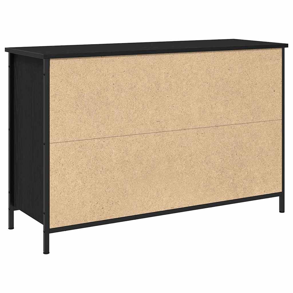 Set mobile TV Rovere Nero 101 x 35 x 65 cm Legno multistrato