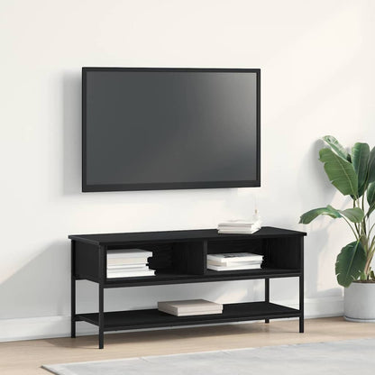 Set mobile TV Rovere Nero 100 x 35 x 45 cm Legno multistrato