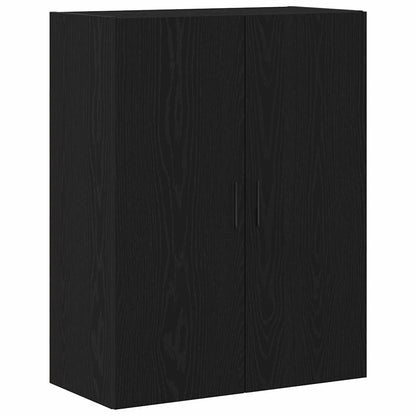 Mobile a muro Rovere Nero 69,5 x 34 x 90 cm Legno multistrato