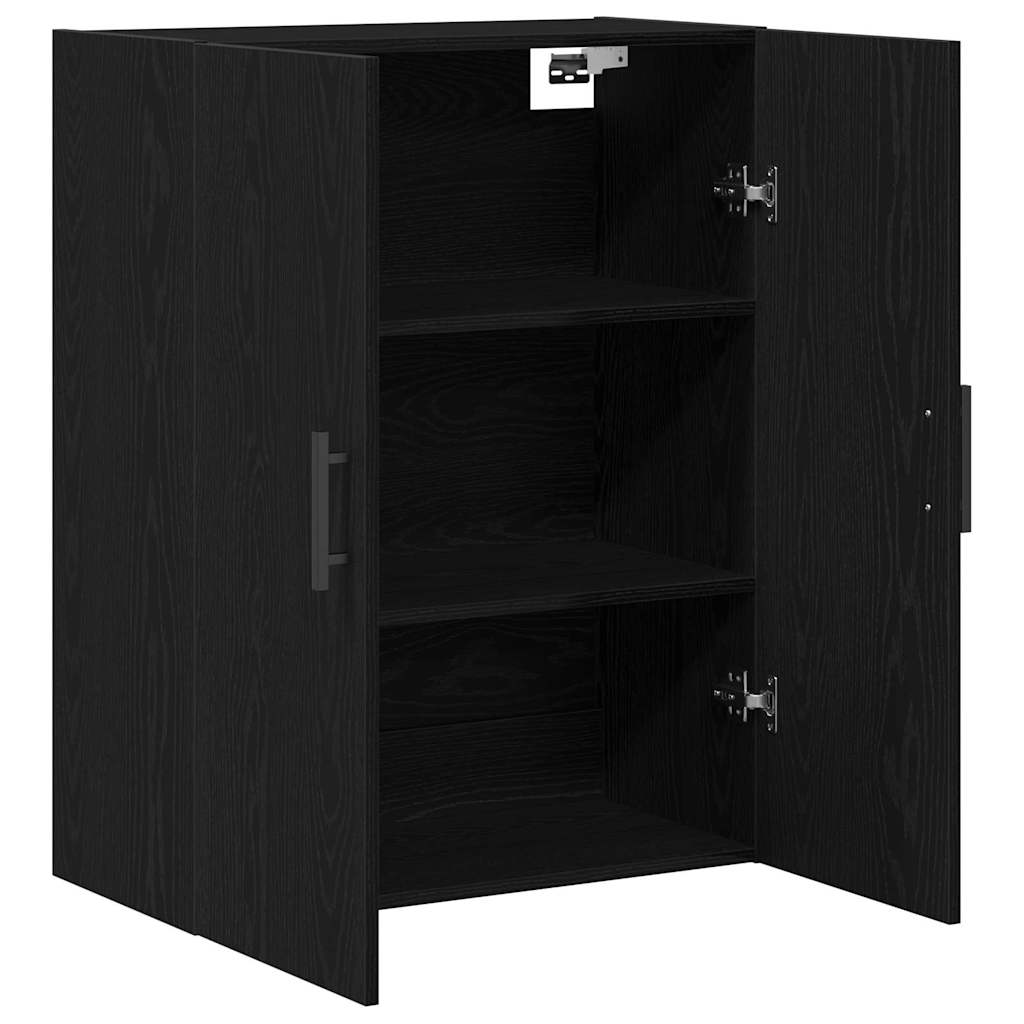 Mobile a muro Rovere Nero 69,5 x 34 x 90 cm Legno multistrato