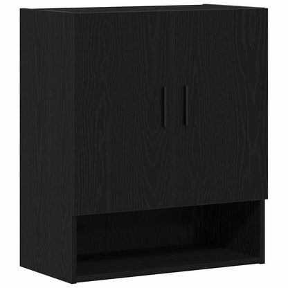 Mobile a muro Rovere Nero 60 x 31 x 70 cm Legno multistrato
