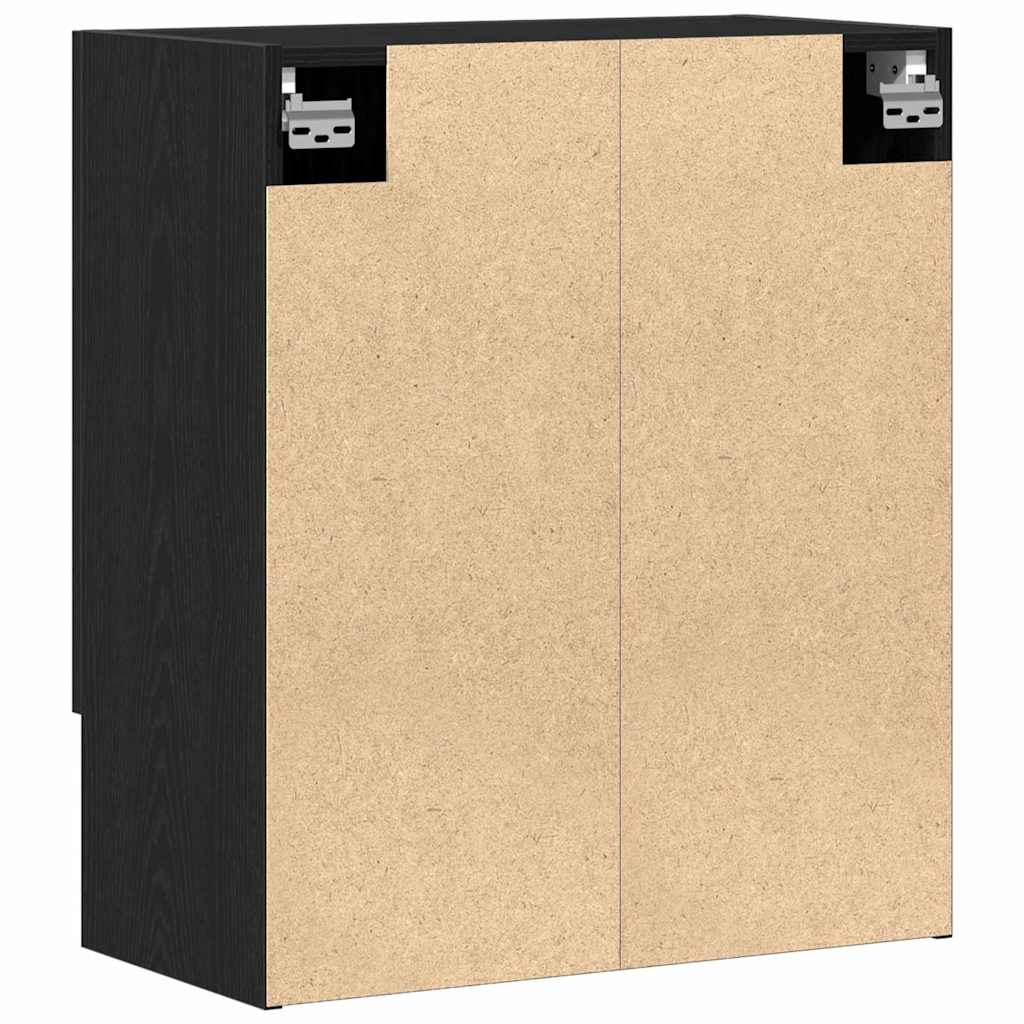 Mobile a muro Rovere Nero 60 x 31 x 70 cm Legno multistrato