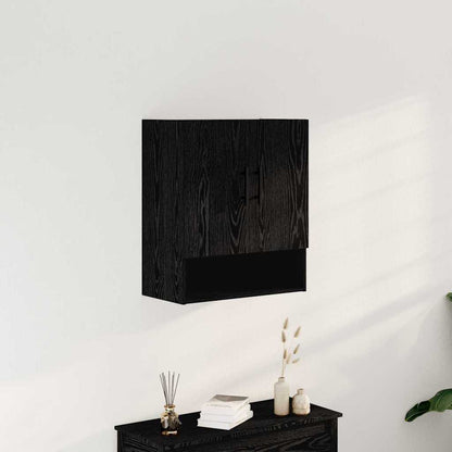 Mobile a muro Rovere Nero 60 x 31 x 70 cm Legno multistrato