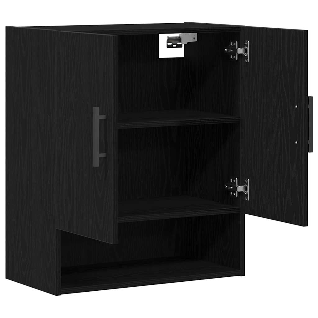 Mobile a muro Rovere Nero 60 x 31 x 70 cm Legno multistrato