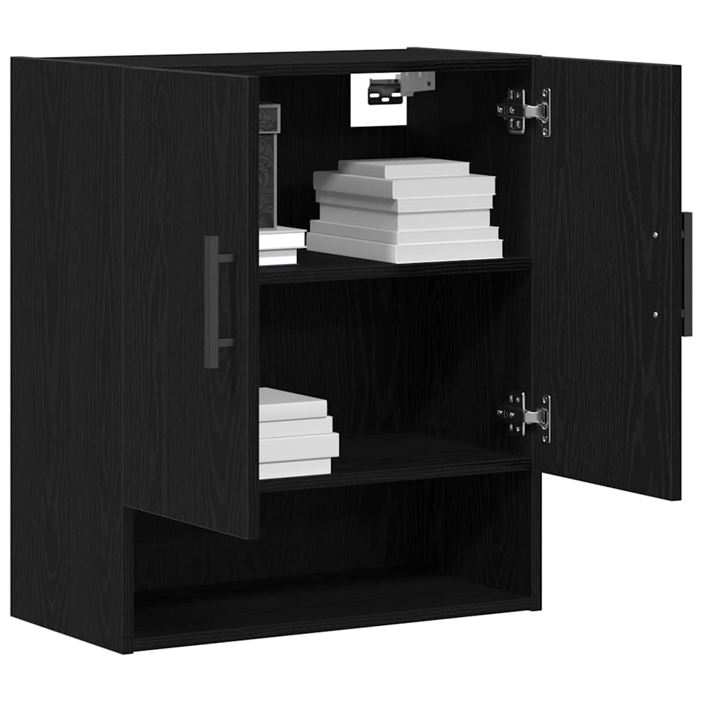 Mobile a muro Rovere Nero 60 x 31 x 70 cm Legno multistrato