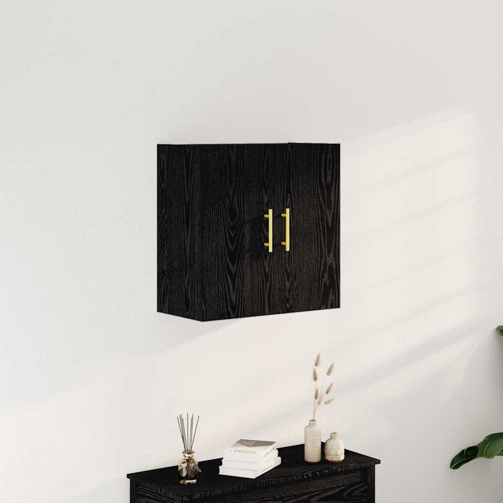 Mobile a muro Rovere Nero 60 x 31 x 70 cm Legno multistrato