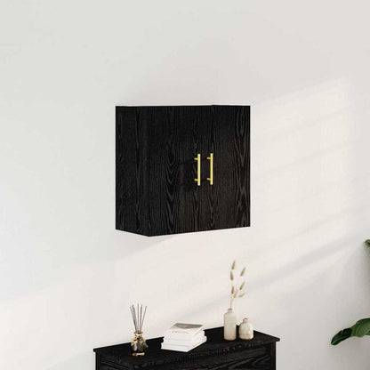 Mobile a muro Rovere Nero 60 x 31 x 70 cm Legno multistrato