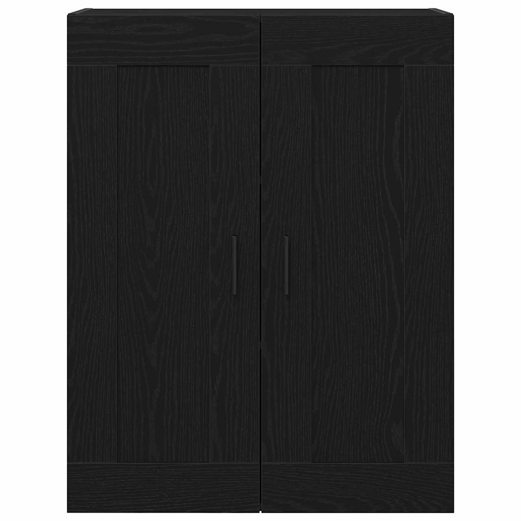 Mobile a muro Rovere Nero 69,5 x 34 x 90 cm Legno multistrato