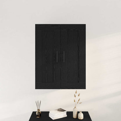 Mobile a muro Rovere Nero 69,5 x 34 x 90 cm Legno multistrato