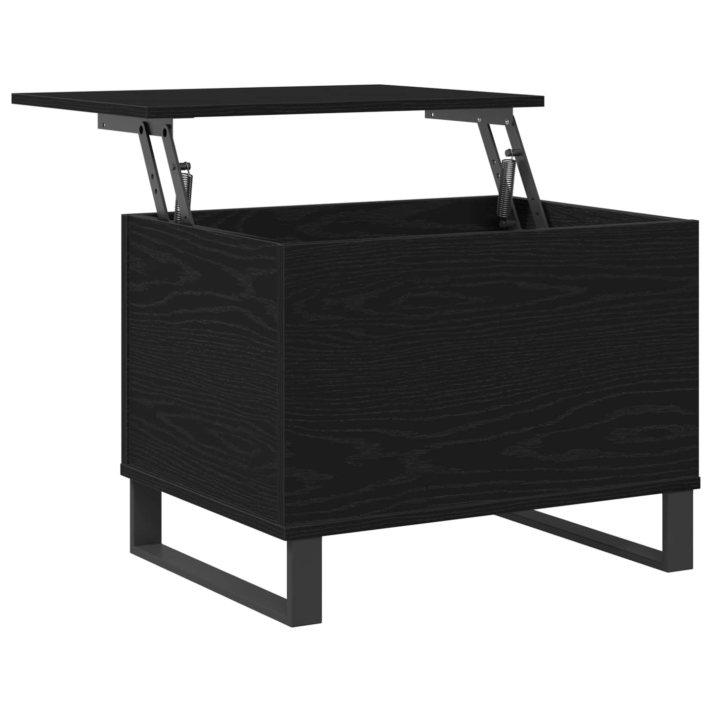 Tavolino da salotto Rovere Nero 60 x 44,5 x 45 cm