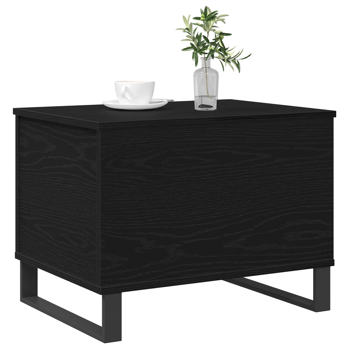 Tavolino da salotto Rovere Nero 60 x 44,5 x 45 cm