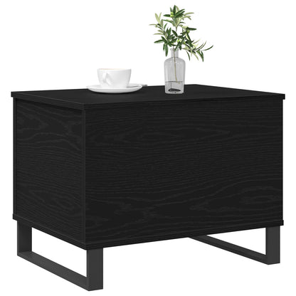 Tavolino da salotto Rovere Nero 60 x 44,5 x 45 cm