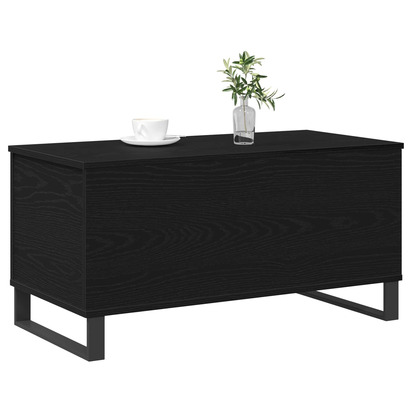 Tavolino da salotto Rovere Nero 90 x 44,5 x 45 cm
