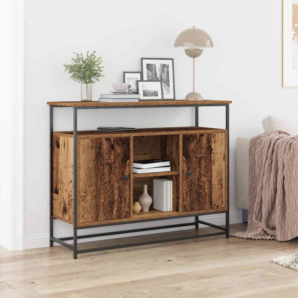 Credenza Legno vecchio 100 x 35 x 80 cm Legno multistrato