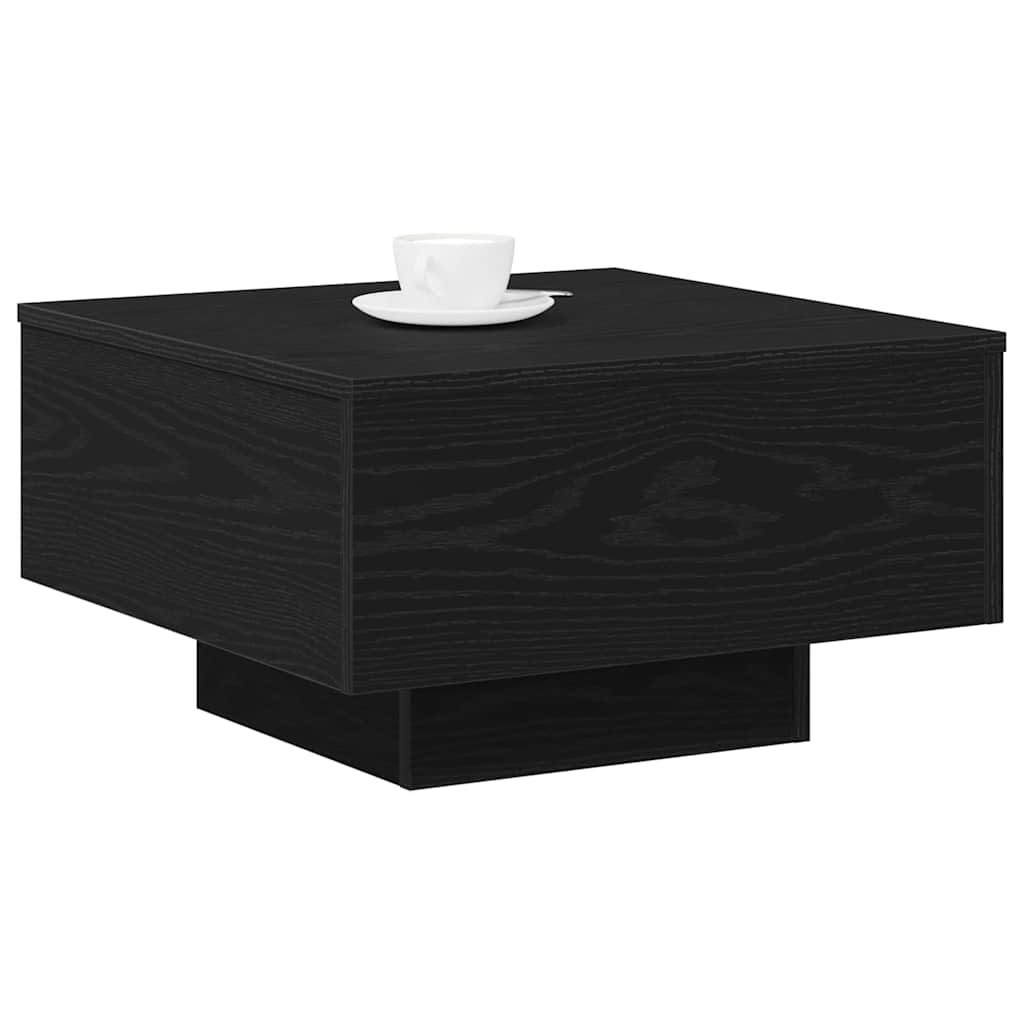 Tavolino da salotto Rovere Nero 55 x 55 x 31 cm