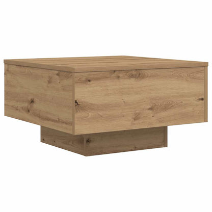 Tavolino da salotto Rovere artigianale 55 x 55 x 31 cm