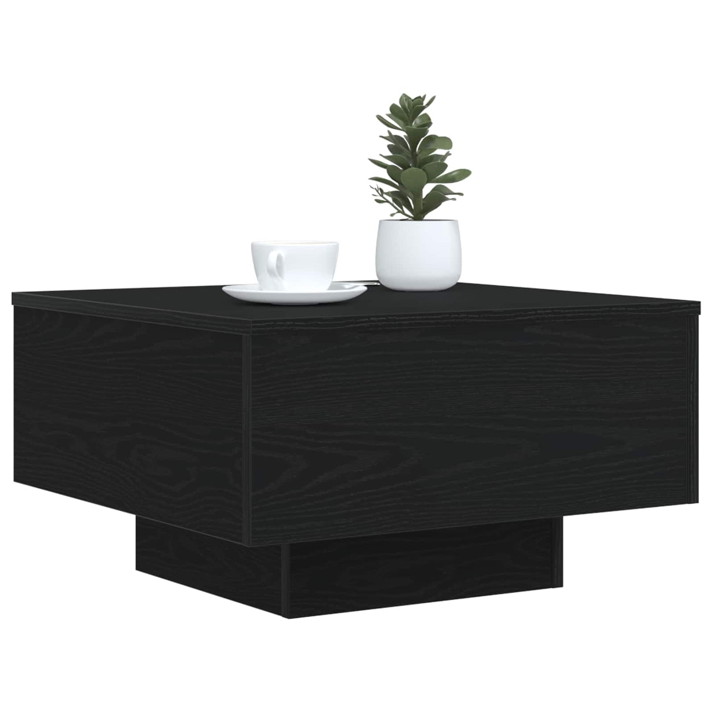 Tavolino da salotto Rovere Nero 55 x 55 x 31 cm
