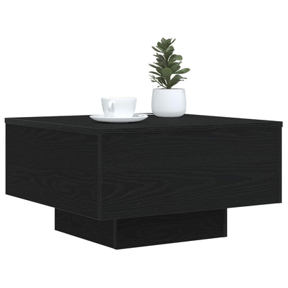 Tavolino da salotto Rovere Nero 55 x 55 x 31 cm