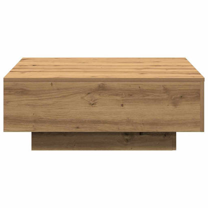 Tavolino da salotto Rovere artigianale 80 x 80 x 31 cm