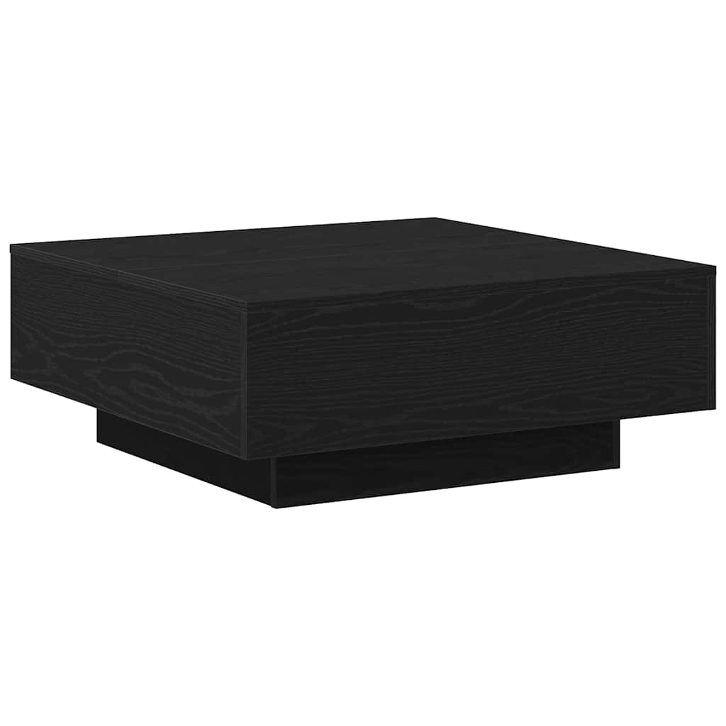 Tavolino da salotto Rovere Nero 80 x 80 x 31 cm