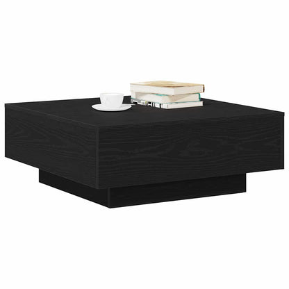 Tavolino da salotto Rovere Nero 80 x 80 x 31 cm