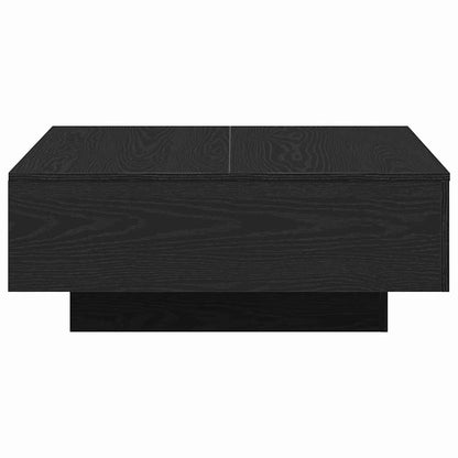 Tavolino da salotto Rovere Nero 80 x 80 x 31 cm