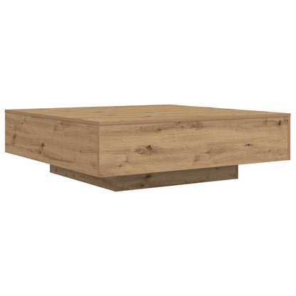 Tavolino da salotto Rovere artigianale 100 x 100 x 31 cm