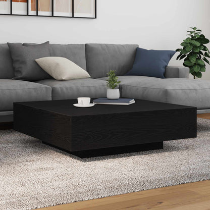 Tavolino da salotto Rovere Nero 100 x 100 x 31 cm