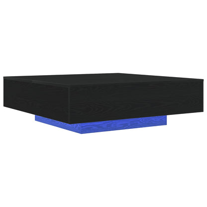 Tavolino da salotto Rovere Nero 100 x 100 x 31 cm