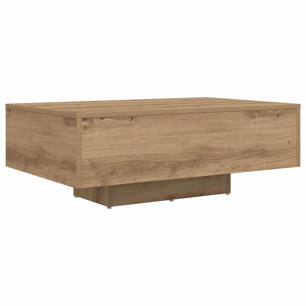 Tavolino da salotto Rovere artigianale 85 x 55 x 31 cm