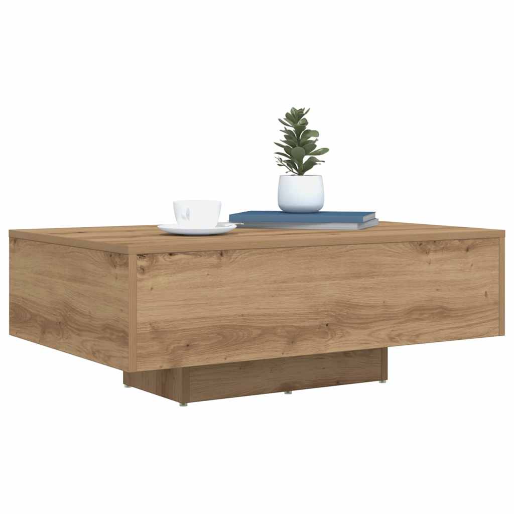 Tavolino da salotto Rovere artigianale 85 x 55 x 31 cm