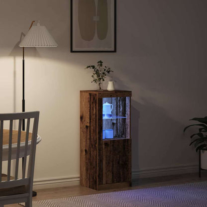 Madia LED Marrone 41 x 37 x 100 cm Legno multistrato