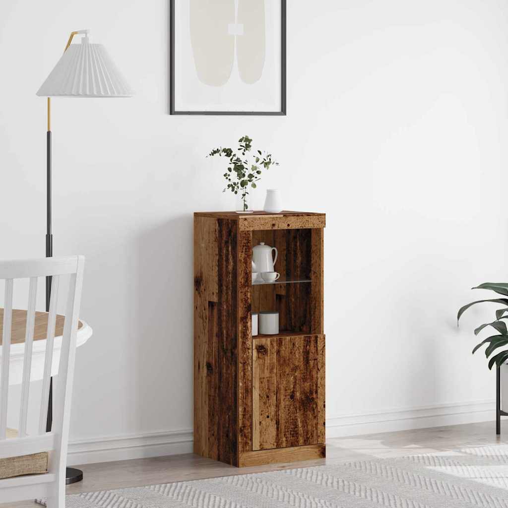 Madia LED Marrone 41 x 37 x 100 cm Legno multistrato