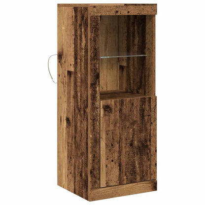 Madia LED Marrone 41 x 37 x 100 cm Legno multistrato