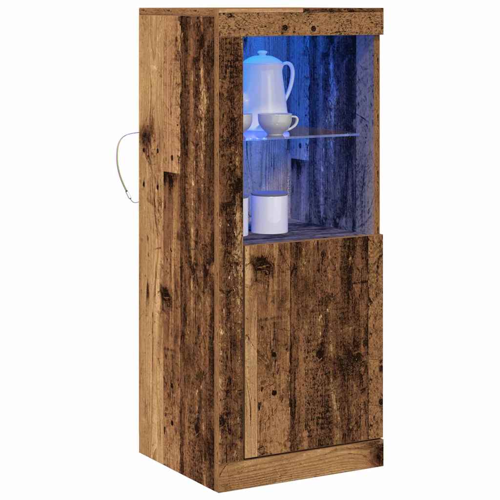 Madia LED Marrone 41 x 37 x 100 cm Legno multistrato