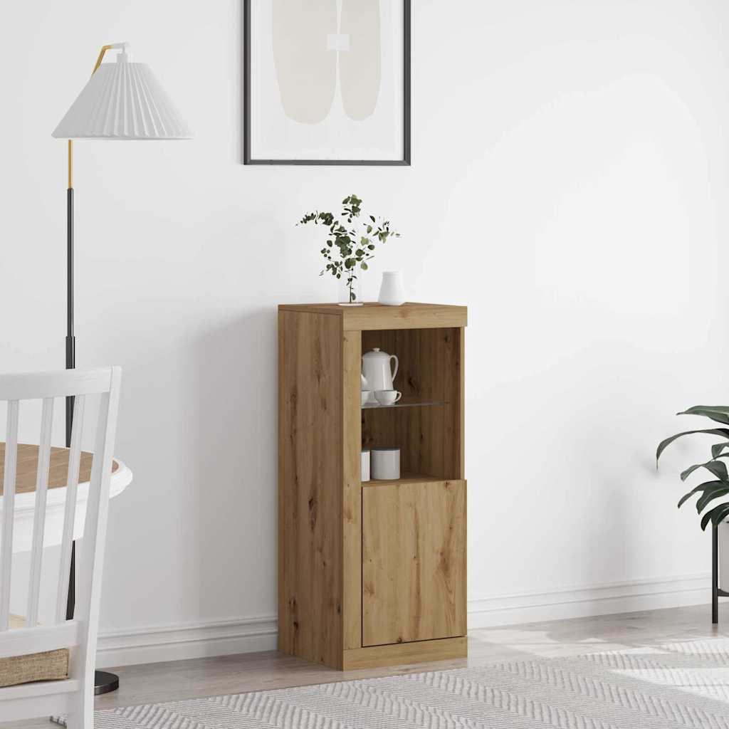 Madia LED Marrone 41 x 37 x 100 cm Legno multistrato