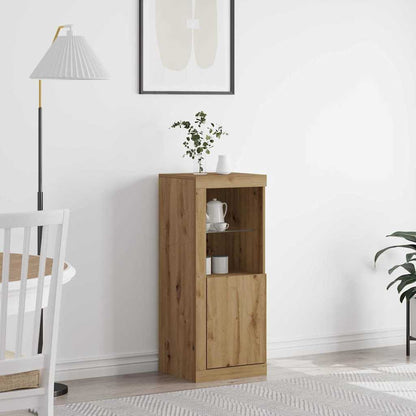 Madia LED Marrone 41 x 37 x 100 cm Legno multistrato