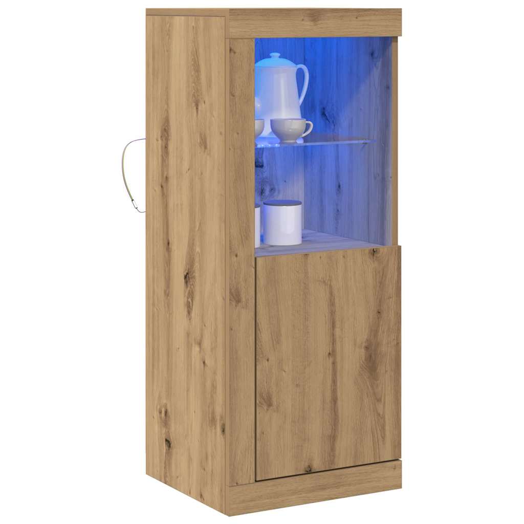 Madia LED Marrone 41 x 37 x 100 cm Legno multistrato