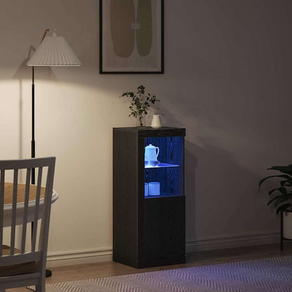 Madia LED Nero 41 x 37 x 100 cm Legno multistrato