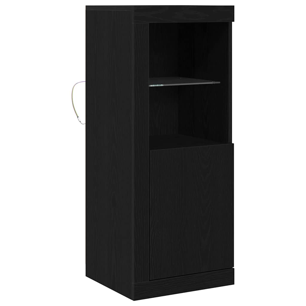 Madia LED Nero 41 x 37 x 100 cm Legno multistrato