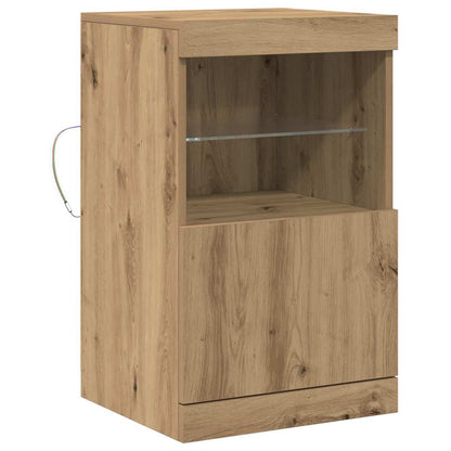Madia LED Rovere artigianale 41 x 37 x 67 cm Legno multistrato