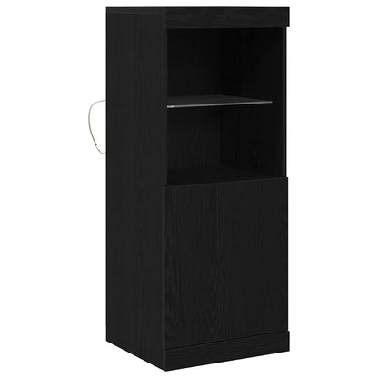 Madia LED Rovere Nero 41 x 37 x 100 cm Legno multistrato