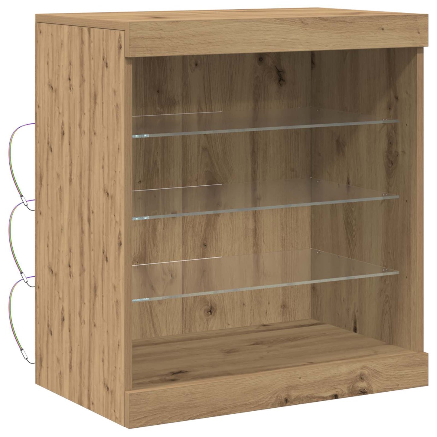 Madia LED Rovere artigianale 60,5 x 37 x 67 cm